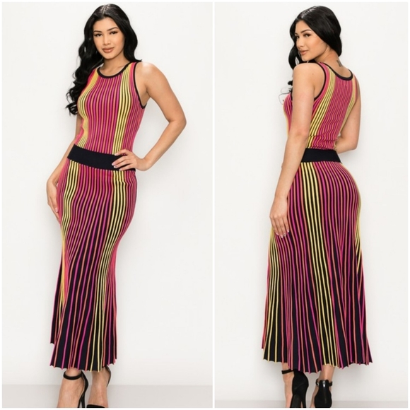 Dresses & Skirts - Fit & Flair Midi Dress